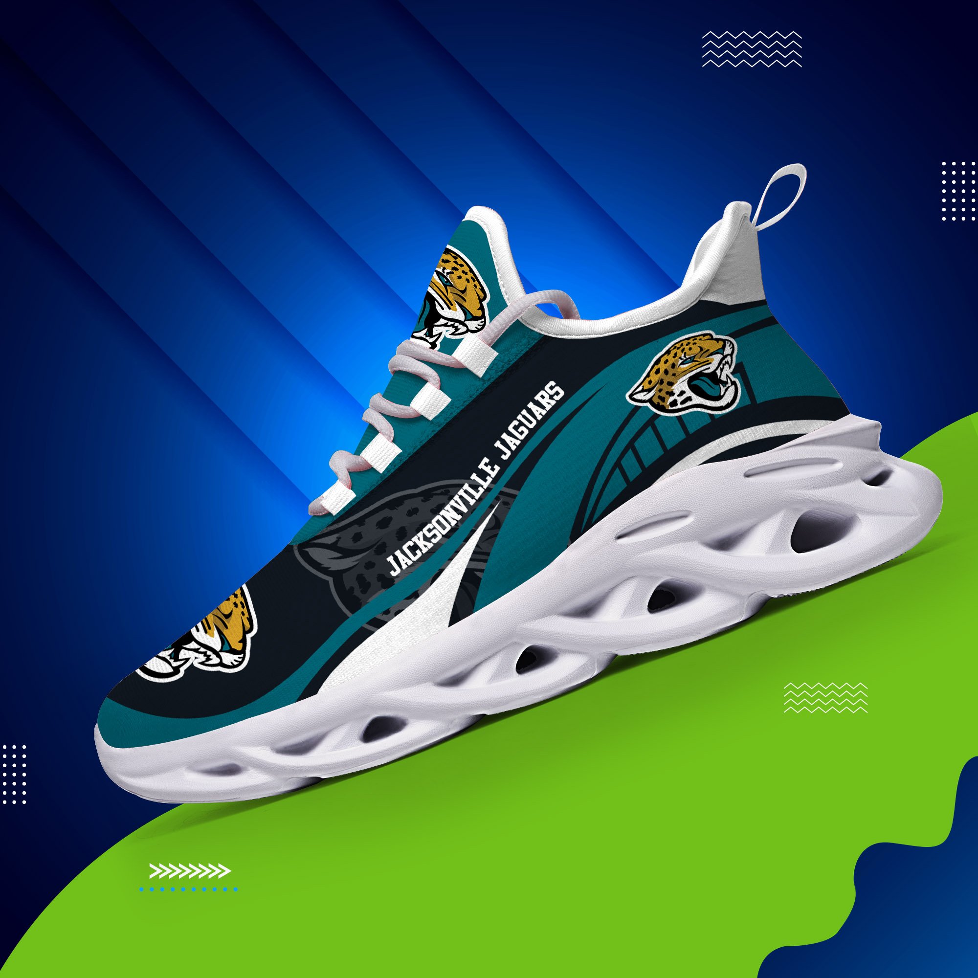 Jacksonville Jaguars Sneakers Max Soul Trending New Arrivals T51190