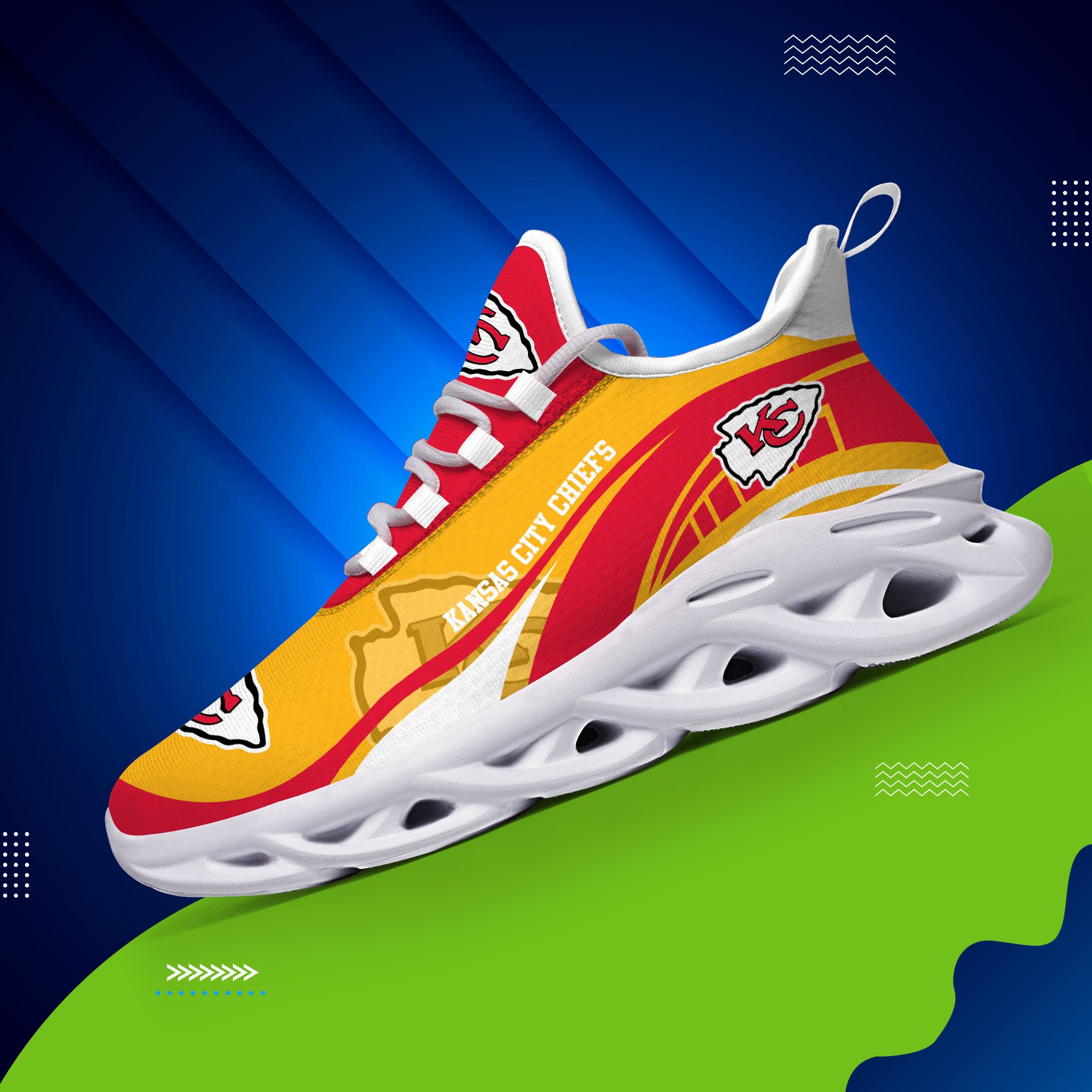 Kansas City Chiefs Sneakers Max Soul Trending New Arrivals T51190