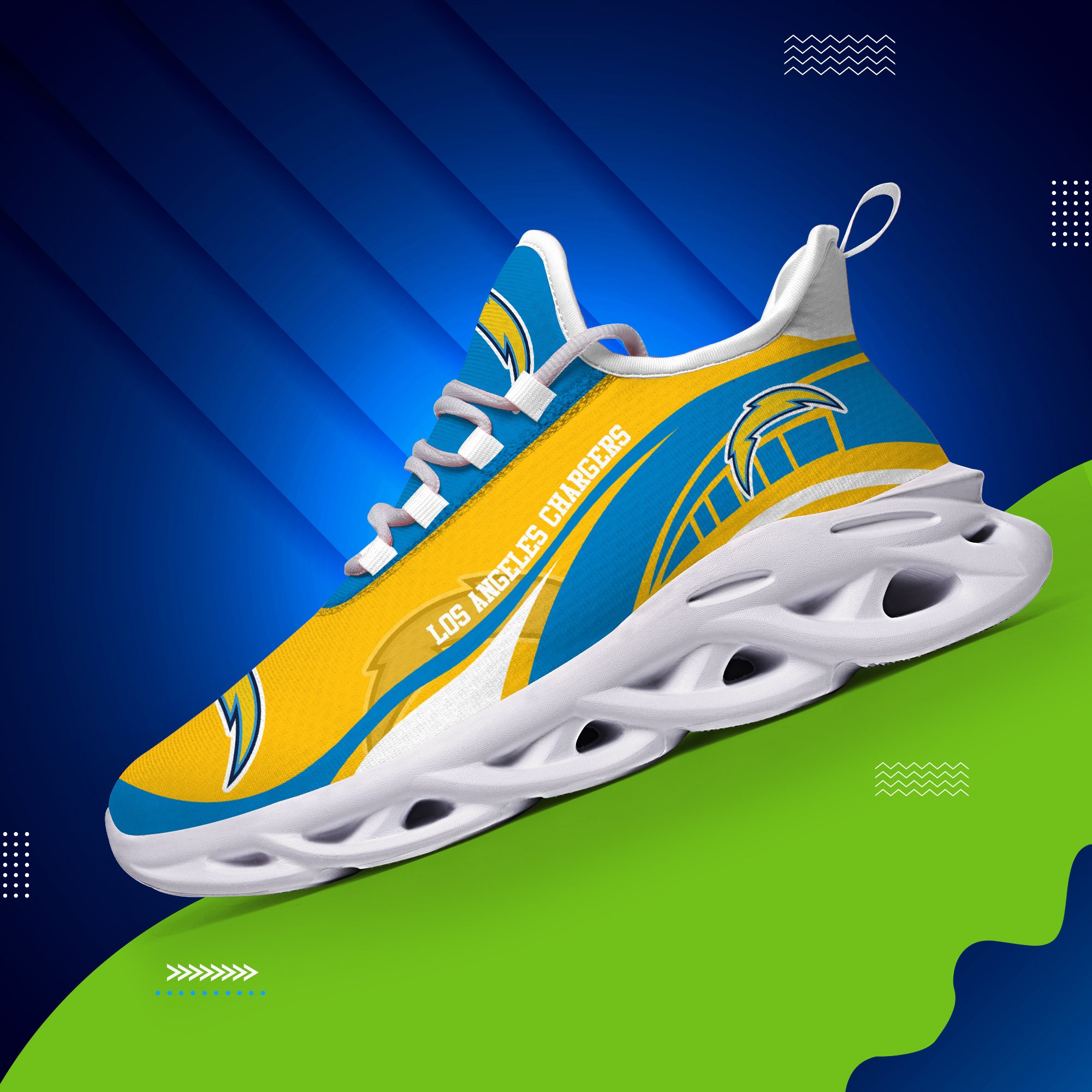 Los Angeles Chargers Sneakers Max Soul Trending New Arrivals T51190